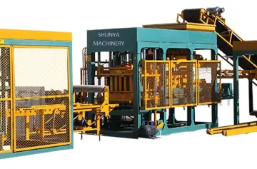 QT6-15 Fully Automatic Hydraulic Concrete Cement Block Brick Making Machinery