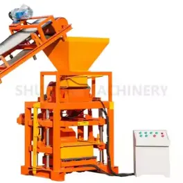 Easy to operate and durable QTJ4-35 concrete brick making machine
