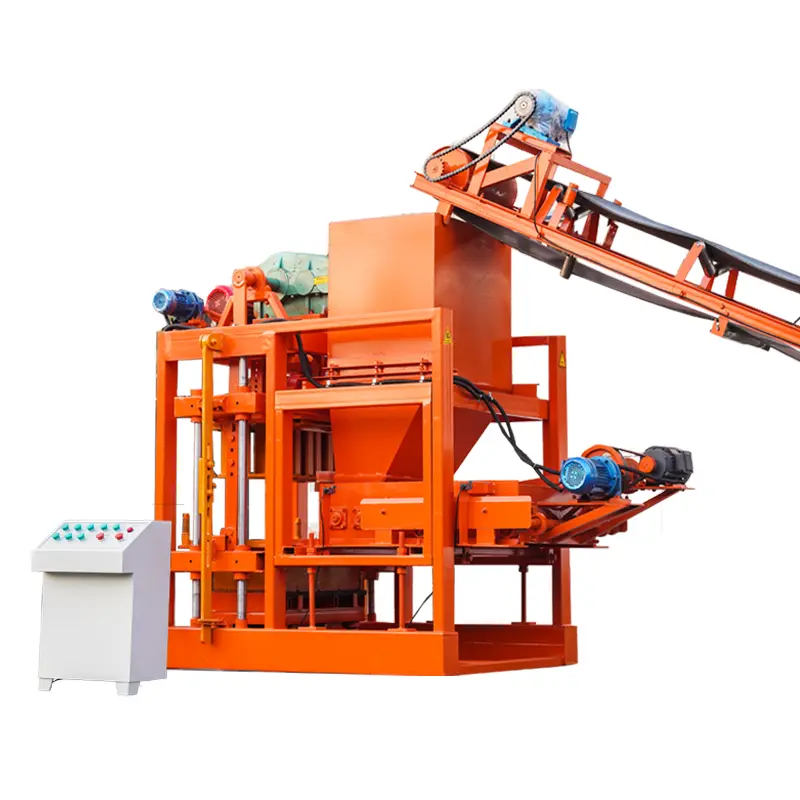QTJ4-25 Automatic concrete brick/block making machine
