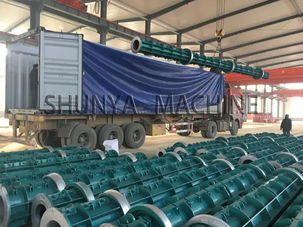 Concrete electric pole machines