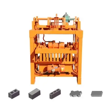 QM4-40 semi-automatic concrete brick/block making machine