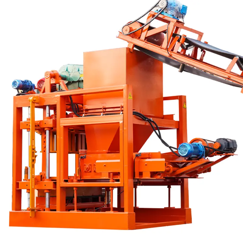 QTJ4-25 Automatic concrete brick/block making machine