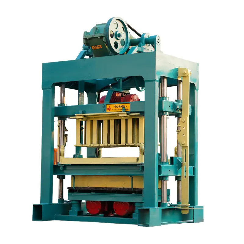 QTJ4-40 semi-automatic concrete brick/block making machine