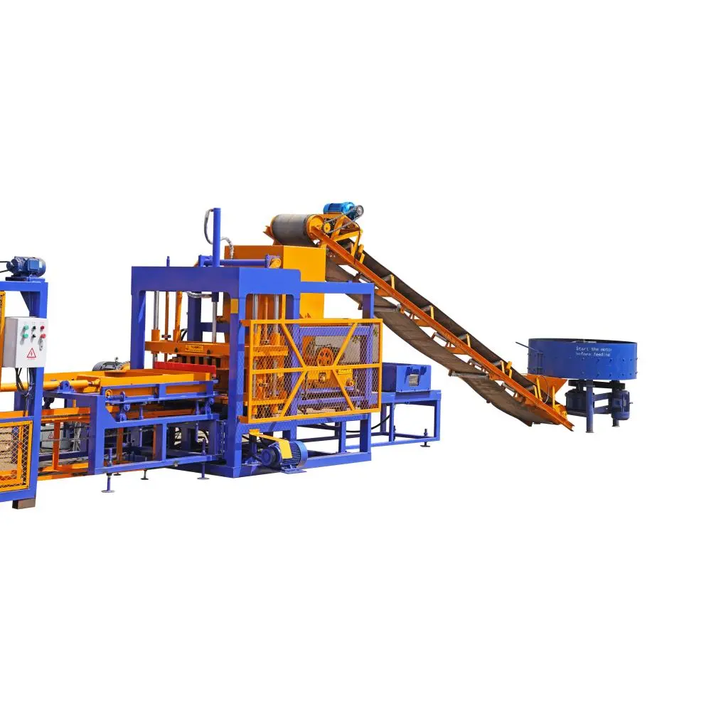 QT4-15 hydraulic block/brick making machine