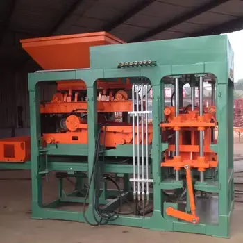 QT4-15 Hydraulic Automatic Concrete Cement Hollow Block Brick Making Machine