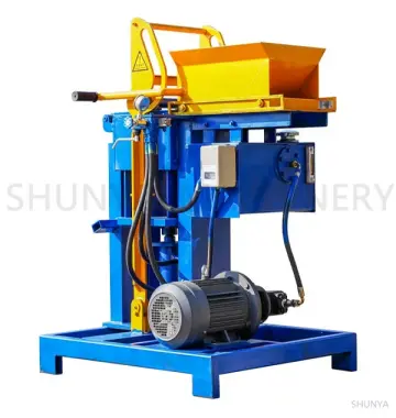 Good Performance SY2-25 Hydraulic Interlocking clay soil brick making machinery