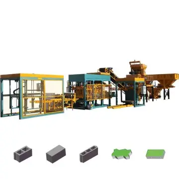 QT6-15 hydraulic concrete block/brick making machine