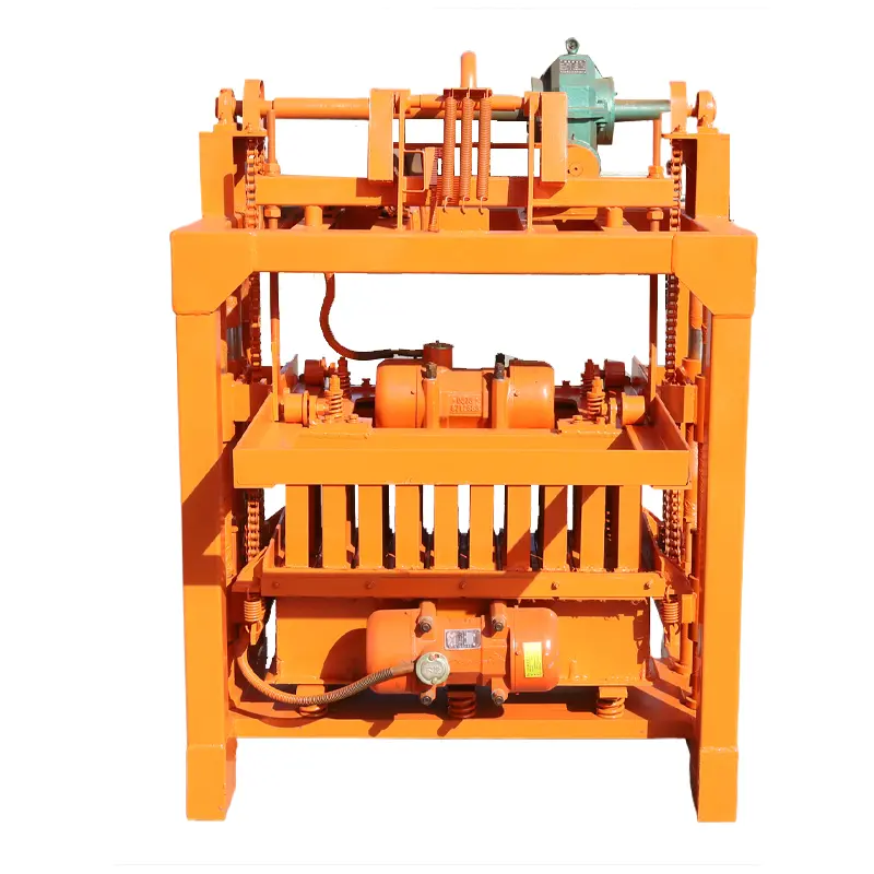 QM4-40 semi-automatic concrete brick/block making machine