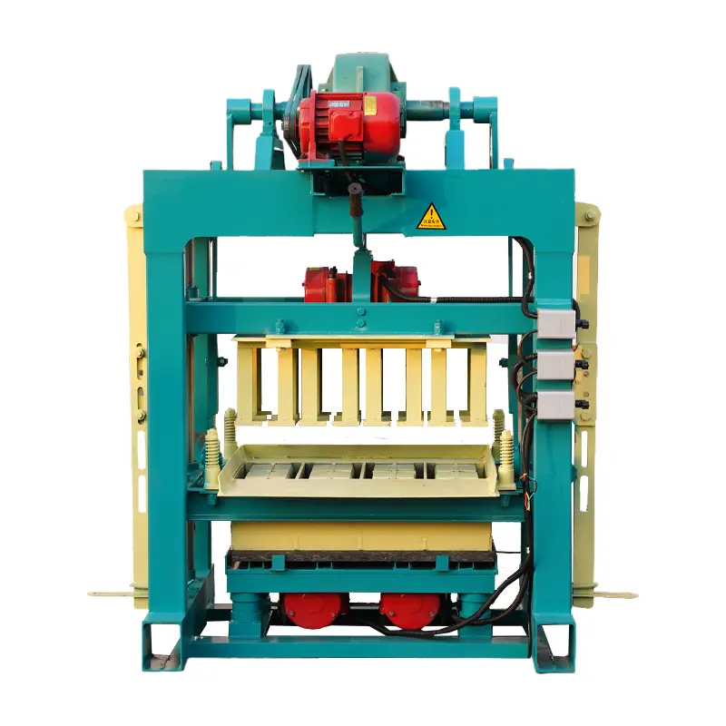 QTJ4-40 semi-automatic concrete brick/block making machine