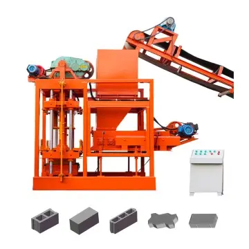 QTJ4-26C semi-automatic concrete brick/block making machine