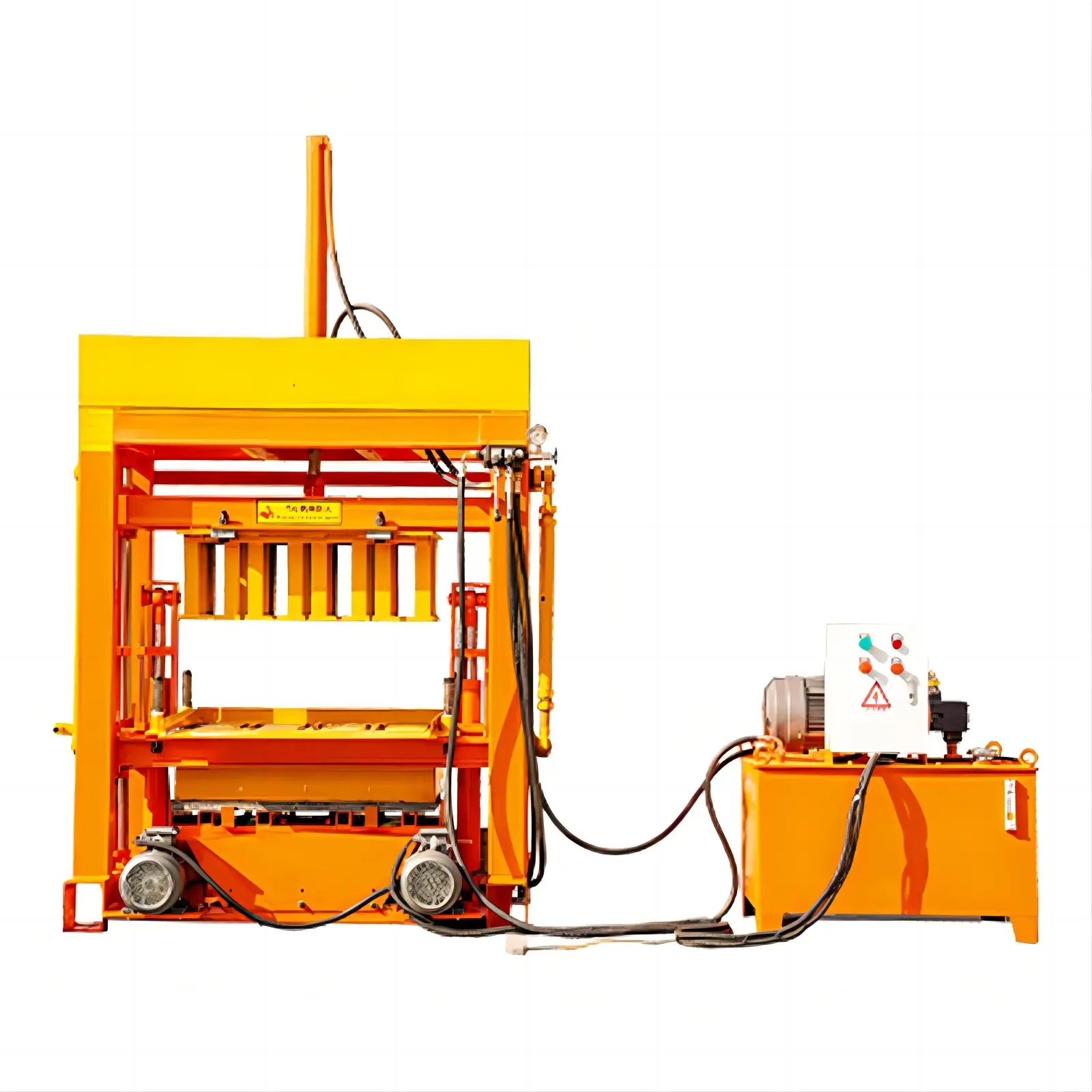 QT4-30 hydraulic concrete brick/block making machine